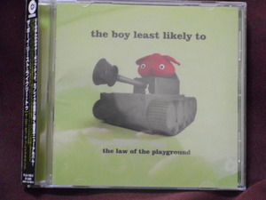 the boy least likely to ザ ボーイ リースト ライクリー トゥ / the law of the playground ザ ロウ オブ ザ プレイグラウンド / 帯付き