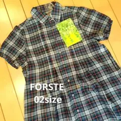 お値下げ！未使用タグ付☆FORSTE チュニック丈シャツ 02size