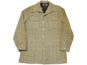 【ペンドルトン】PENDLETON VINTAGE　ネップウール シャツジャケット★ 古着 ST LT WJ カバーオール ブルゾン　LOBO