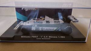 1/32 スロットカー　Fly Willams Fw07-1 GP.Momaco1980