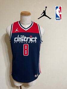 【新品】 NIKE NBA Washington Wizards ナイキ ワシントン ウィザーズ 背番号8 八村塁 ユニフォーム ジュニアサイズ160 ネイビー 165/84