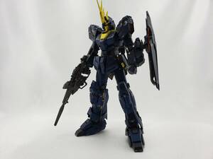 説明書無し バンダイ 1/144 RG ユニコーンガンダム2号機 バンシィ・ノルン 塗装済み完成品 ジャンク