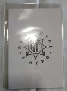 新品未開封 F.HERO x BABYMETAL コラボスクラッチ F賞 ポストカード WHITE（3枚セット） ベビーメタル ベビメタ タイ人ラッパー