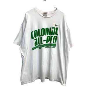 NIKE 半袖 プリント Tシャツ XXLサイズ ナイキ ビッグサイズ ホワイト コットン メキシコ製 古着卸 アメリカ仕入 t2409-3413