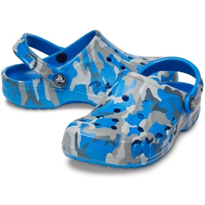 25cm クロックス バヤ シーズナル プリンテッド クロッグ BAYA SEASONAL PRINTED CLOG Bright Cobalt ブライトコバルト ブルー系 M7W9