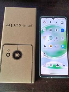 AQUOS sense 8　SIMフリー　ペールグリーン　中古美品