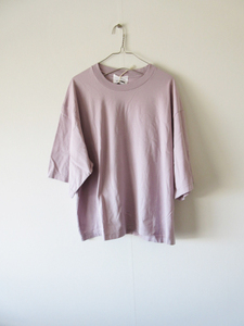 未使用 2023SS MYTHINKS / マイシンクス MY0206 MY BASIC S/S TEE M LAVENDER * レディース カットソー Tシャツ