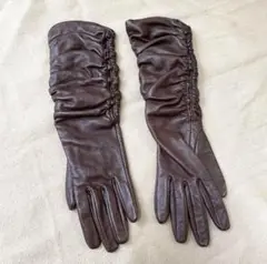 【匿名配送】Gloves グローブス 本革 シルク 手袋【中古】