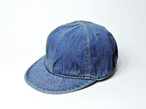 新品！【RRL&CO./ダブルアールエル】Denim Service Cap / デニム サービス キャップ・ミリタリーキャップ/S(57cm)