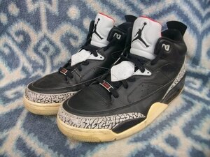 NIKE AIR JORDAN 3? 5? SON OF MARS 30cm US12 黒灰白 美品(訳あり) NBA サン オブ マーズ エア ジョーダン ３ Ⅲ ブルズ Chicago Bulls