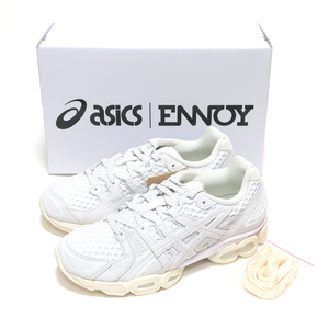 ENNOY x ASICS GEL-NIMBUS 9 WHITE/CREAM US7 25.25cm 1201B034-100 ( エンノイ x アシックス ゲル ニンバス 9 ホワイト/クリーム 白 )