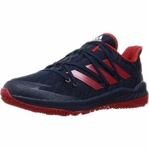 25cm アディダス アディゼロ アフターバーナー ターフ 紺/赤 FY1820 adidas ADIZERO AFTERBURNER TURF 