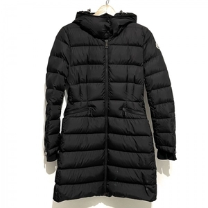 モンクレール MONCLER ダウンコート サイズ0 XS BETULONG(ベチュロン) 黒 レディース 長袖/秋/冬 コート