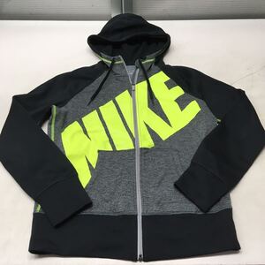 送料無料★NIKE THERMA-FIT ナイキ★裏起毛　パーカー　フルジップパーカー★レディースLサイズ#60108sNj155