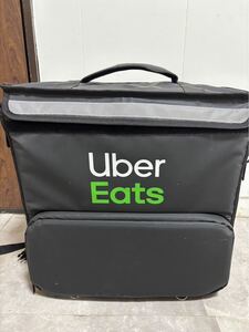 ウーバーイーツ Uber Eats デリバリーバッグ 配達バッグ ブラック　目立った傷、汚れなし　120サイズ