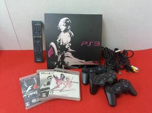 16445-04★SONY/ソニー PS3 プレイステーション3 CECH-3000B 本体 ソフト3本 FINAL FANTASY XIII LIGHTNING EDITION Ver.2★