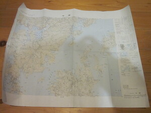 古地図　牛深　5万分の1地形図◆昭和５７年◆熊本県　鹿児島県