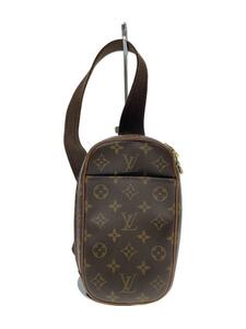 LOUIS VUITTON◆ポシェット・ガンジュ_モノグラム・キャンバス_BRW/PVC/BRW