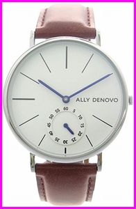 【アリーデノヴォ ALLY DENOVO】HERITAGE SMALL クォーツ ホワイト ブラウン AF5001-2