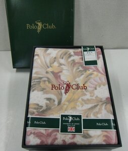 Polo Club ポロクラブ 綿毛布 140㎝×200㎝【サ992】