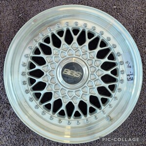 BBS RS　超希少　RS225　16インチ8J/ET+45/ PCD 114.3/5H/ ハブ径約60mm ホイール1本のみ　クラウン カムリ マークX マーク2 チェイサー 