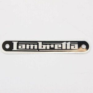 Badge Lambretta seat rear for Lambretta ランブレッタ シートバッジ casa Lambretta サドルシート リプロ品