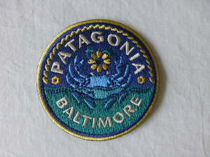 新品 patagonia PATAGONIA BALTIMORE PATCH ボルチモア ストア パッチ ワッペン メリーランド パタゴニア PATAGONIA patagonia