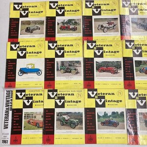 B3169　1961　12冊セット　「THE VETERAN AND VINTAGE」　ベテラン&ヴィンテージ 英国旧車雑誌 英国車 旧車　ビンテージ　クラシックカー