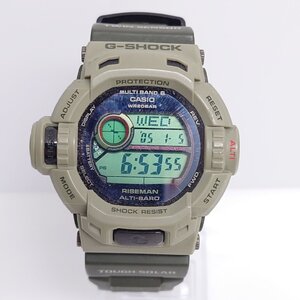 【86】稼働品 CASIO カシオ G-SHOCK Gショック ライズマン メンインミリタリー GW-9200ERJ 通電のみの稼働確認 希少 人気モデル