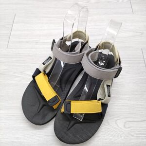 SUICOKE HAY ヘイ HAY SUICOKE DEPA Mango Splash サイズ25cm アンクルベルト サンダル グレー イエロー スイコック 4-0610S 237653