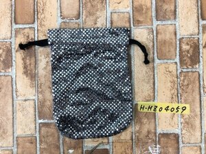 美品！レディース キッズ スパンコール グリッター 巾着袋 シルバー