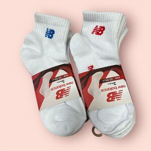 ◎福袋3F7787*激安sale!!新品 こども服/ベビー服　靴下ソックス6足組　size23-25cm★new balance/ニューバランス★まとめ売り