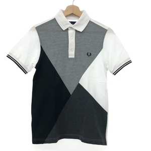 ◆FRED PERRY フレッドペリー ポロシャツ サイズ:XS◆M8339 グレー メンズ トップス