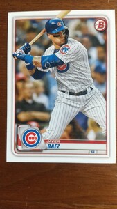 Topps 2020年 Bowman 99 Javier Baez シカゴカブス