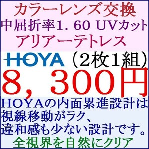 ◆大特価セール▲ ＨＯＹＡ 遠近両用カラーレンズ 中屈折率1.60 撥水コート 1 HF18