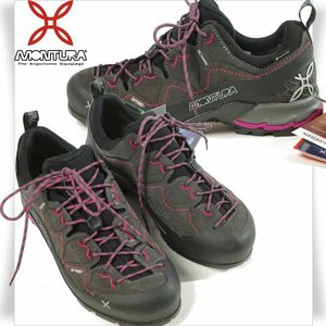 新品1円～★定価3.3万 MONTURA モンチュラ ローカットトレッキングシューズ 24cm YARU GTX WOMAN ゴアテックス Vibramソール ◆M1009◆