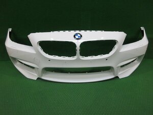 BMW M6 F12/F13 純正 フロントバンパー 5111 8050849 ソリッド白 ●ソナー穴:有 51118050849