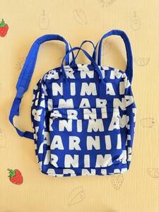 ▼極美品 MARNI 総柄 リュック バックパック