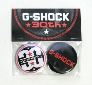 【非売品・未開封】 カシオ G-SHOCK 30th 30周年 缶バッジ Gショック