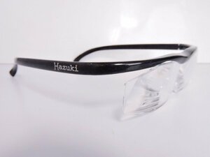 正規品 Hazuki ハズキルーペ メガネ型拡大鏡 ブラックカラー 倍率1.6× 鼻あて欠品 日本製