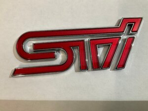 インプレッサ　GRF　純正　リアゲート　STI　エンブレム　送料無料！