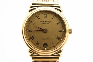 レイモンドウィル ジュネーブ 18K デイト ラウンド ゴールド 5318 クォーツ レディース 腕時計 RAYMOND WEIL