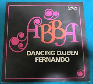 7”●ABBA / Dancing Queen GDR盤 AMIGA 4 56 237 東ドイツ独自ジャケ