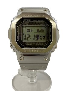 CASIO◆ソーラー腕時計・G-SHOCK/デジタル/SLV