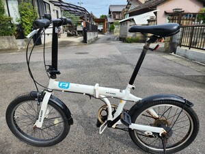 ACE BUDDY T-09 折りたたみ自転車 20インチ 白 6段変速