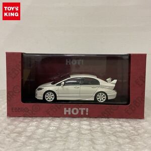 1円〜 エブロ 1/43 ホンダ シビック Type R FD2 ホワイト