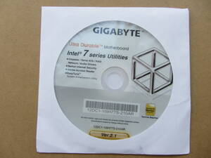 ★【未使用】GIGABYTE Ultra Durable Motherboard Intel 7 series Utilityes DVD Ver.2.1 マザーボード付属DVD-ROM★