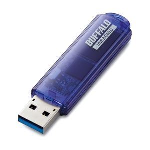 【新品】バッファロー USB3.0対応 USBメモリー スタンダードモデル 32GB ブルー RUF3-C32GA-BL