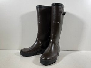 AIGLE エーグル ベニル ラバーブーツ レインブーツ サイズ40 25.0cm ブラウン M 170414 MADE IN FRANCE ブーツ レインシューズ ユーズド