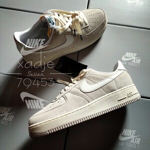 新品 正規品 NIKE ナイキ AIR FORCE1 LOW エアフォース1 ロー セイル 白 ベージュ系 レザー スエード 28.5cm US10.5 箱付き